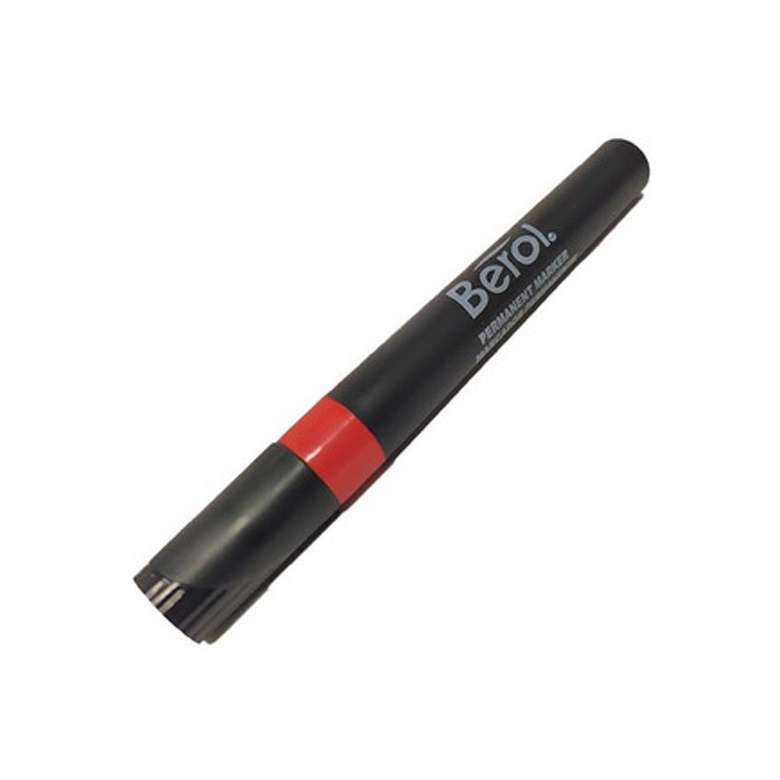 Marcador permanente rojo